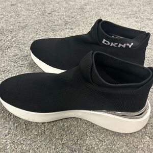 DKNY Black Slip-On Sneakers